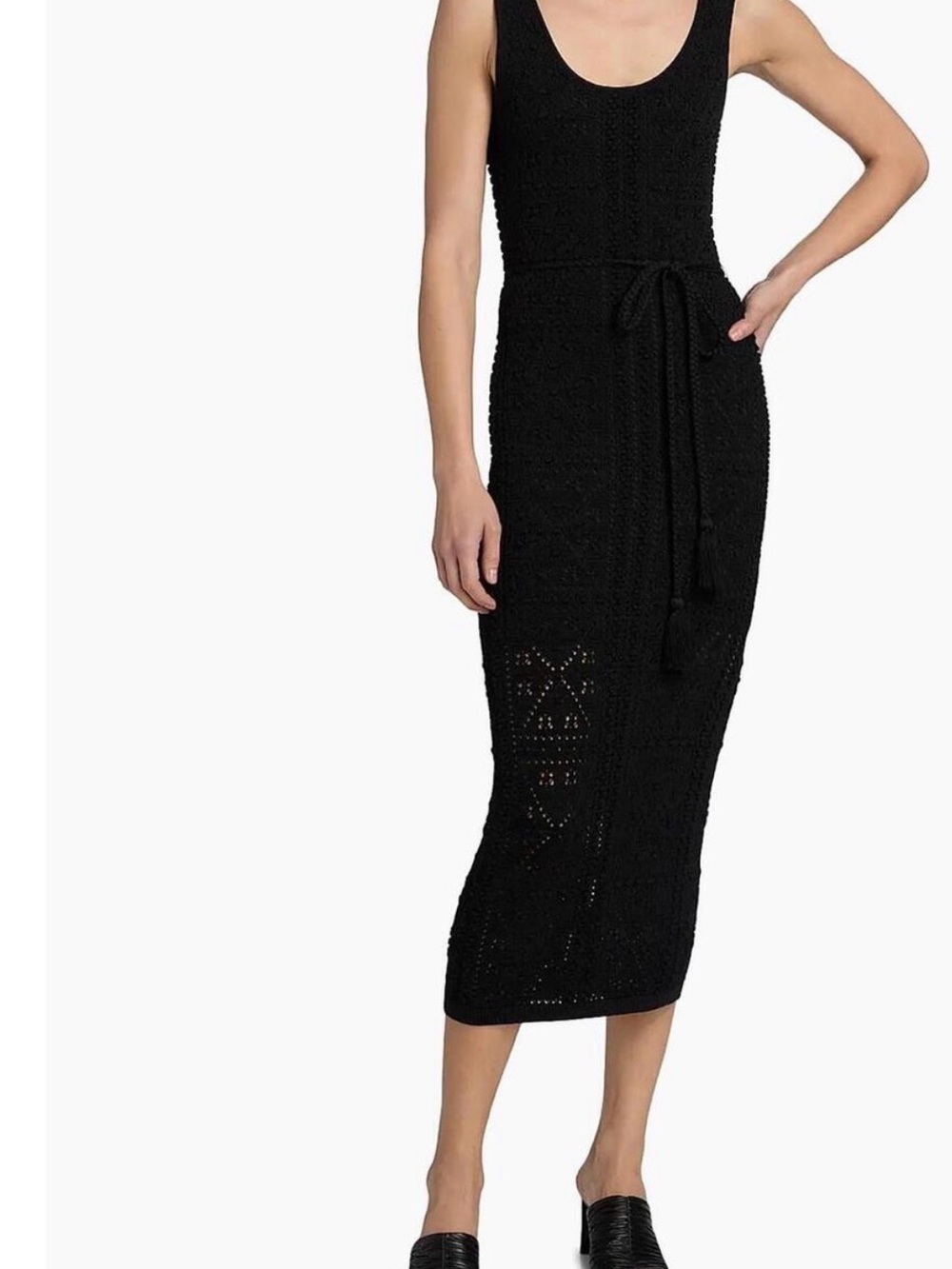 Milly Bubble Pointelle Midi Dress